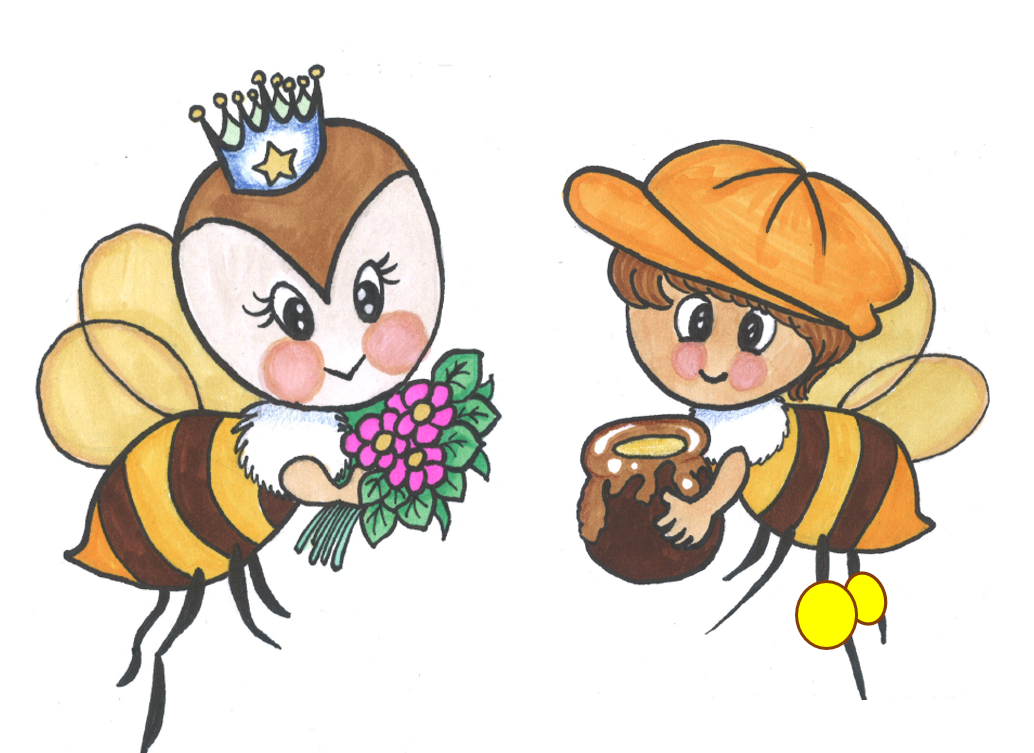 女王蜂と働き蜂の形態学的違い